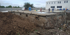 Démolition pour la consolidation du sous-sol existant de la construction de la halle de 240 mètres carrés thumbnail