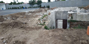 Démolition pour la consolidation du sous-sol existant de la construction de la halle de 240 mètres carrés thumbnail