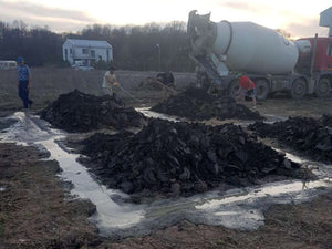Démolition, excavation et coulée de béton mort pour le projet de maison à Domnesti thumbnail