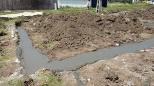 Démolition et coulée de la semelle de fondation pour le projet de maison en métal à Pantelimon thumbnail