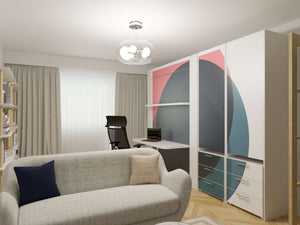 Projet d'aménagement intérieur pour un appartement de 80 mètres carrés à Bucarest thumbnail