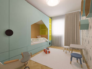 Projet d'aménagement intérieur pour un appartement de 80 mètres carrés à Bucarest thumbnail