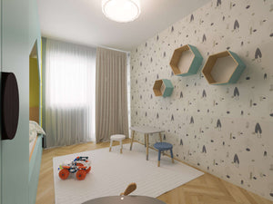 Projet d'aménagement intérieur pour un appartement de 80 mètres carrés à Bucarest thumbnail