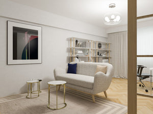Projet d'aménagement intérieur pour un appartement de 80 mètres carrés à Bucarest thumbnail