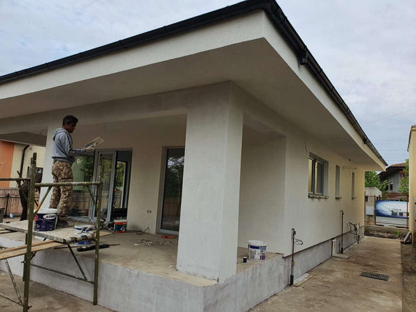 Executie soclu exterior si finisaje fatada casa parter