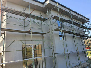 Finalisation de l'application de mastic pour le projet de maison de 155 mètres carrés thumbnail