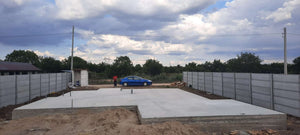 Finalisation de la fondation et transport de la structure métallique pour la maison de 120 mètres carrés à Braila thumbnail