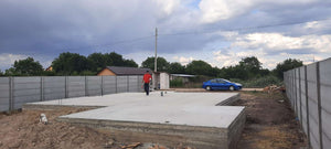 Finalisation de la fondation et transport de la structure métallique pour la maison de 120 mètres carrés à Braila thumbnail