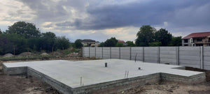 Finalisation de la fondation et transport de la structure métallique pour la maison de 120 mètres carrés à Braila thumbnail