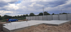 Finalisation de la fondation et transport de la structure métallique pour la maison de 120 mètres carrés à Braila thumbnail