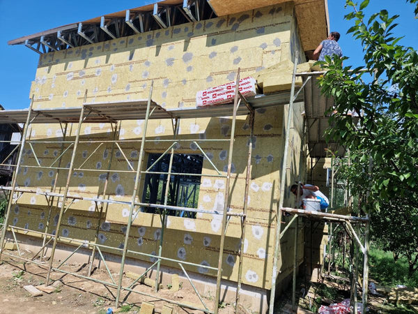 Fixare mecanica placi termoizolante pe pereti exteriori