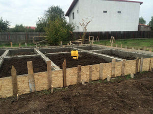 Construction de la fondation pour un projet de maison sur structure métallique de 294 mètres carrés thumbnail