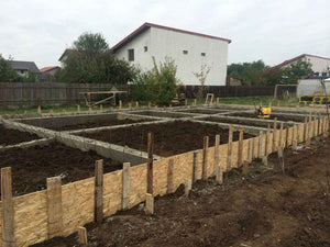 Construction de la fondation pour un projet de maison sur structure métallique de 294 mètres carrés thumbnail
