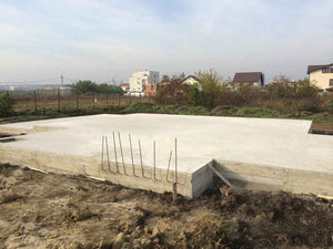 Construction de la fondation pour un projet de maison sur structure métallique de 294 mètres carrés thumbnail
