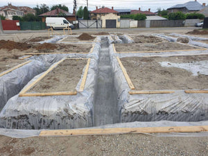 Fondation pour le projet de maison en briques de 386 mètres carrés à Bucarest thumbnail