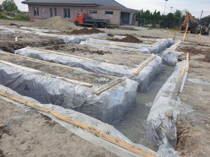 Fondation pour le projet de maison en briques de 386 mètres carrés à Bucarest thumbnail