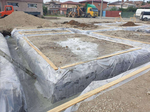 Fondation pour le projet de maison en briques de 386 mètres carrés à Bucarest thumbnail