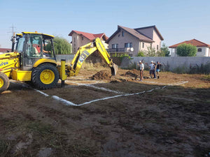Excavation et coulage de béton pour la fondation du projet de 250 mètres carrés thumbnail