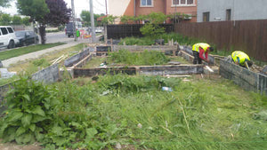 Construction de la fondation pour un espace commercial, projet de structure métallique légère thumbnail
