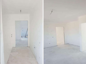 Ponçage des murs intérieurs et application d'une couche d'apprêt et de mastic pour la maison à Saftica thumbnail