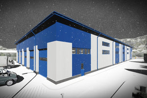 Construction de Hangar en Métal Commercial à Deux Niveaux 09 - image modèle de hangar 6 thumbnail