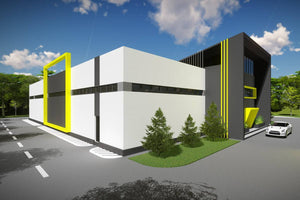 Construction Hangar Métallique Industriel à 3 Niveaux 001 - modèle de hangar image 2 thumbnail