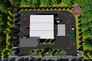 Construction Hangar Métallique Industrielle à 2 Étages 004 - toit hangar photo thumbnail