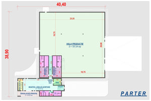 Construction Hangar Métallique Industrielle à 2 Étages 004 - plan de hangar 1 thumbnail