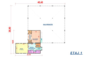 Construction Hangar Métallique Industrielle à 2 Étages 004 - plan de hangar 2 thumbnail