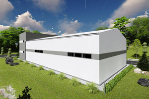 Construction Hangar Metallique Industriel de 2 Niveaux 002 - photo modèle de hangar 2 thumbnail