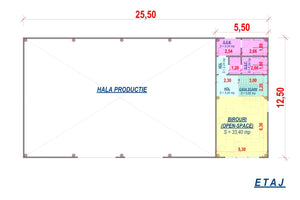 Construction Hangar Metallique Industriel de 2 Niveaux 002 - plan de hangar 2 thumbnail