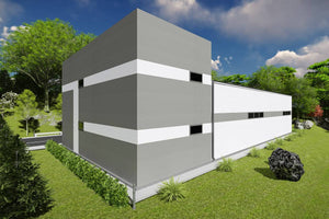 Construction Hangar Metallique Industriel de 2 Niveaux 002 - photo modèle de hangar 3 thumbnail
