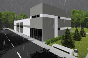 Construction Hangar Metallique Industriel de 2 Niveaux 002 - photo modèle de hangar 5 thumbnail