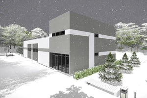 Construction Hangar Metallique Industriel de 2 Niveaux 002 - photo modèle de hangar 6 thumbnail