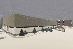 Construction de Hangar Métallique sur Trois Niveaux 003 - image modèle de hangar 6 thumbnail
