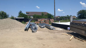 Imperméabilisation de la fondation et préparation pour le montage de la structure métallique thumbnail