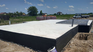 Imperméabilisation de la fondation et préparation pour le montage de la structure métallique thumbnail