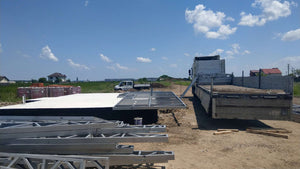 Imperméabilisation de la fondation et préparation pour le montage de la structure métallique thumbnail