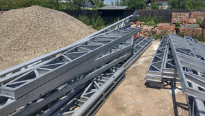 Imperméabilisation de la fondation et préparation pour le montage de la structure métallique thumbnail