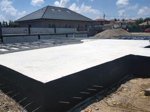 Imperméabilisation de la fondation et préparation pour le montage de la structure métallique thumbnail
