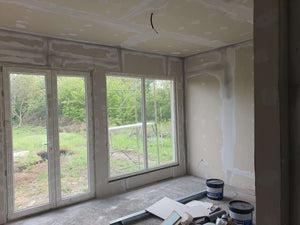 Cloisons intérieures pour les murs et les plafonds du projet de maison de 155 mètres carrés thumbnail