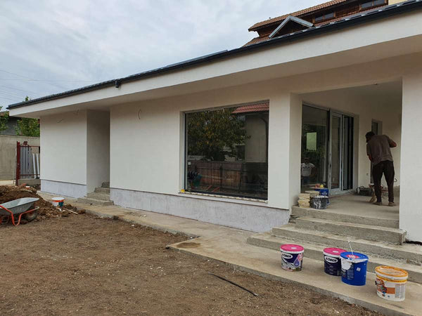 Integrare fatada si tamplarie exterioara in etapa finala