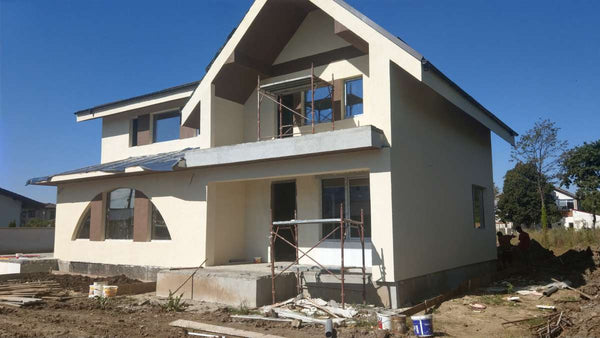Lucrari exterioare casa P+1E in Saftica Ilfov