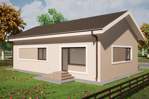 Maison à structure métallique avec trois chambres 120-095 - photo façade maison 3 thumbnail