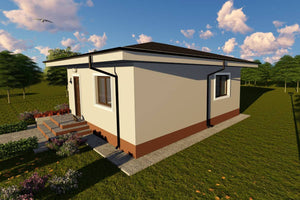 Petite Maison Ossature Métallique Rez De Chaussée 70 m2 033 - image maison extérieur 4 thumbnail