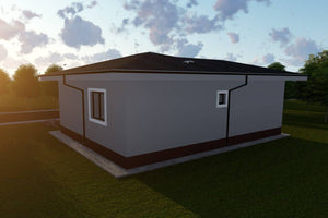 Petite Maison Ossature Métallique Rez De Chaussée 70 m2 033 - image maison extérieur 5 thumbnail