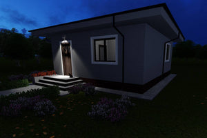 Petite Maison Ossature Métallique Rez De Chaussée 70 m2 033 - image maison extérieur 7 thumbnail