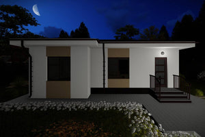 Petite Maison à Ossature Métallique 80 m2 3 Chambres 076-072 - photo façade maison 10 thumbnail