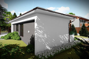 Petite Maison en Ossature Métallique Moderne 90m2 073 - image maison extérieur 3 thumbnail