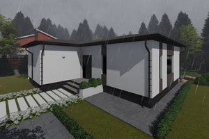 Maison à Ossature Métallique Plain Pied 3 Chambres 100m2 075 - photo façade maison 5 thumbnail